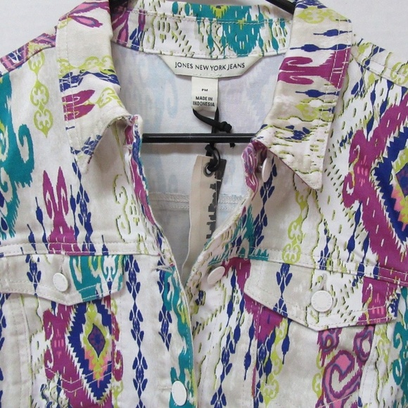Jones New York Jackets & Blazers - Jones New York Jeans Aztec Print Jacket PM